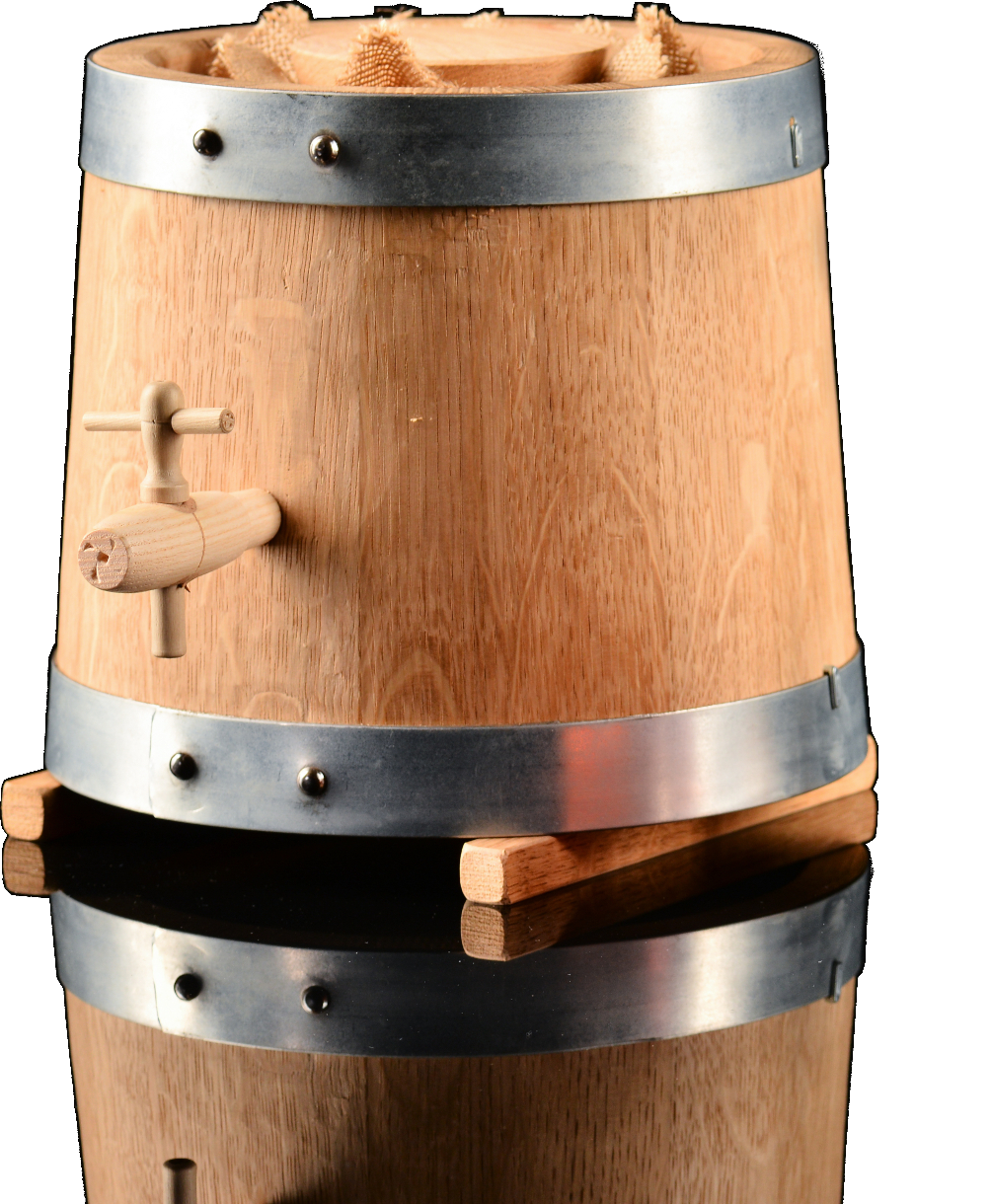 Vinaigrier bois 10L (chêne) robinet inox